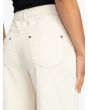 Mujer con Pantalón ancho de pana Roxy Surf On Cloud Cord Tapioca bolsillos traseros