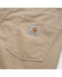 Pantalón de pana Carhartt WIP Newel Pant Wall Rinsed para hombre bolsillo y etiqueta logo 