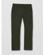 Pantalón chino Volcom Frickin Modern Stretch verde para hombre