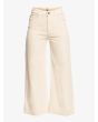 Pantalón ancho de pana Roxy Surf On Cloud Cord Tapioca para mujer