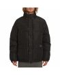 Hombre con parka acolchada Volcom Superstoner 5K negra capucha extraíble