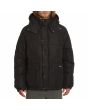 Hombre con parka acolchada con capucha Volcom Superstoner 5K negra