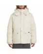Hombre con parka acolchada con capucha Volcom Superstoner 5K blanca