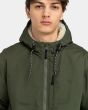 Hombre con parka resistente al agua Element Alder Jacket Verde cuello