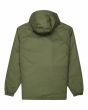 Parka resistente al agua Element Alder Jacket Beetle para hombre posterior