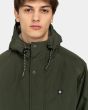 Hombre con Parka resistente al agua con forro acolchado sherpa Element Field 2.0 Verde cuello