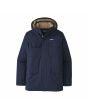 Parka con capucha Patagonia Mens Isthmus Azul Marino para hombre
