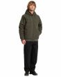 Hombre con parka gruesa Volcom Hernan 10K Jacket Verde corte clásico