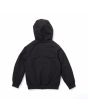 Chaqueta impermeable con capucha Volcom Hernan 5K Jacket Negra para niños de 8 a 14 años posterior