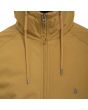 Hombre con parka con capucha Volcom Hernan 5K Jacket Tobacco cuello