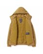Chaqueta resistente al agua con capucha Volcom Hernan 5K Tobacco interior