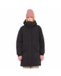 Mujer con Parka gruesa y acolchada con capucha Volcom Sleepi Puff Up Negra