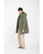 Mujer con Parka gruesa con capucha Volcom Somestone 10K Wintermoss lateral