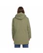 Mujer con Parka gruesa con capucha Volcom Somestone 10K Wintermoss posterior