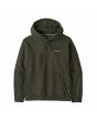 Sudadera de capucha Patagonia Boardshort Logo Uprisal Hoody verde Basin Green Unisex frontal