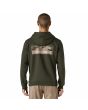 Hombre con Sudadera Patagonia Boardshort Logo Uprisal Hoody Basin Green Unisex