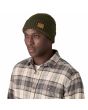 Hombre con Gorro de lana Patagonia Brodeo Beanie '73 Skyline Verde Pino Unisex