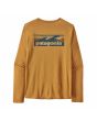 Camiseta técnica de manga larga Men's Capilene Cool Daily Graphic Shirt Waters Boardshort Logo Pufferfish Gold X-Dye para hombre posterior