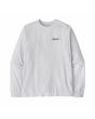 Logo pecho de Camiseta de manga larga Men's LS P-6 Logo Responsibili-Tee blanca para hombre