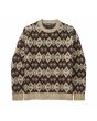Jersey de lana reciclada Patagonia M's Recycled Wool-Blend Sweater Morning Flight Dark Natural para hombre