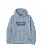 Sudadera con capucha Patagonia P-6 Logo Uprisal Azul Vapor Unisex