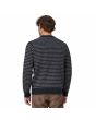 Hombre con Jersey de lana reciclada Patagonia M's Recycled Wool-Blend Sweater Azul Marino posterior