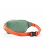 Riñonera plegable impermeable Patagonia Terravia Mini Hip Pack 1L color verde líquen posterior