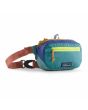 Riñonera Patagonia Ultralight Black Hole Mini Hip Pack 1L Patchwork Subtidal Blue Unisex
