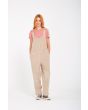 Mujer con peto de pana Volcom Stone Street Light Khaki tapered