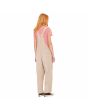 Mujer con peto de pana Volcom Stone Street Light Khaki posterior