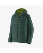 Chaqueta acolchada plegable con capucha Patagonia M's Down Sweater Hoody verde para hombre