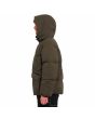 Hombre con Plumífero con capucha Volcom Maxtone 5K Wren lateral
