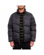 Hombre con Plumífero Volcom Wallstone Jacket Negro abierto