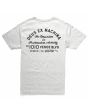 Camiseta de manga corta con bolsillo en el pecho Deus Ex Machina Venice Address gris para hombre posterior