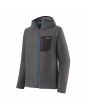 Polar técnico con capucha y cremallera Patagonia Men's R1 Air Full-Zip Hoody Forge Grey para hombre