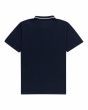 Polo de manga corta Element Myloh Azul Marino para hombre posterior