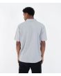 Hombre con polo de manga corta Hurley Icon Gris Jaspeado posterior