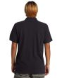Hombre con camisa polo de manga corta Quiksilver DNA Azul Marino espalda