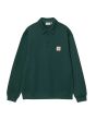 Sudadera Carhartt WIP Polo Sweatshirt verde Dark Fir para hombre