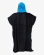 Poncho Toalla con capucha Billabong Hooded Towel azul para hombre espalda