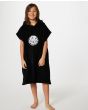 Niño con Toalla de playa con capucha Rip Curl Icons Boy negra
