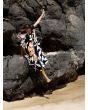 Mujer con Toalla de playa con capucha - Poncho para surf Roxy Stay Magical negro 