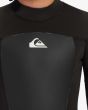 Niño con traje de surf con cremallera en la espalda Quiksilver Boys Prologue 4/3mm Negro panel térmico