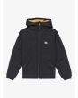 Chaqueta impermeable con capucha Quiksilver Youth Overcast 3K Warm Negra para niño 8-16 años