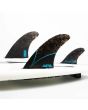 Quillas para tabla de surf FCS II Aipa Performance Glass Twin + estabilizador Fin negras X-Large Set up