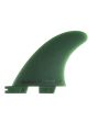 Quillas para tabla de surf FCS II Carver Neo Glass Eco Quad Rear Fins verdes Medium interior