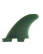 Quillas para tabla de surf FCS II Carver Neo Glass Eco Quad Rear Fins verdes Small Interior