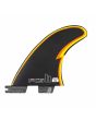 Quillas para tabla de surf FCS II Gerry Lopez Performance Core Tri-Quad Fins Negras Medium