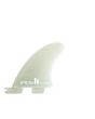 Quillas para tabla de Surf FCS II Performance Glass Split Keel Quad FIns Clear rear