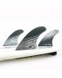 Quillas para tabla de surf Wade Tokoro Performance Core Tri Fins Negras Large Thruster Set Up